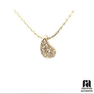 Christian Dior Gold Tone Rhinestone Necklace